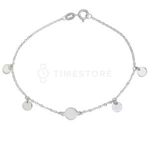 Stříbrný náramek s přívěsky TS-BR-0065