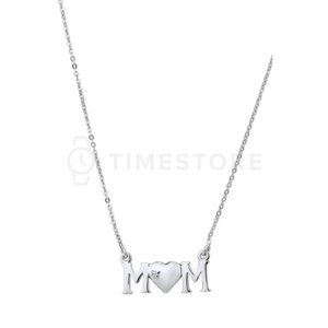 Stříbrný náhrdelník s diamantem TS-PN-0061
